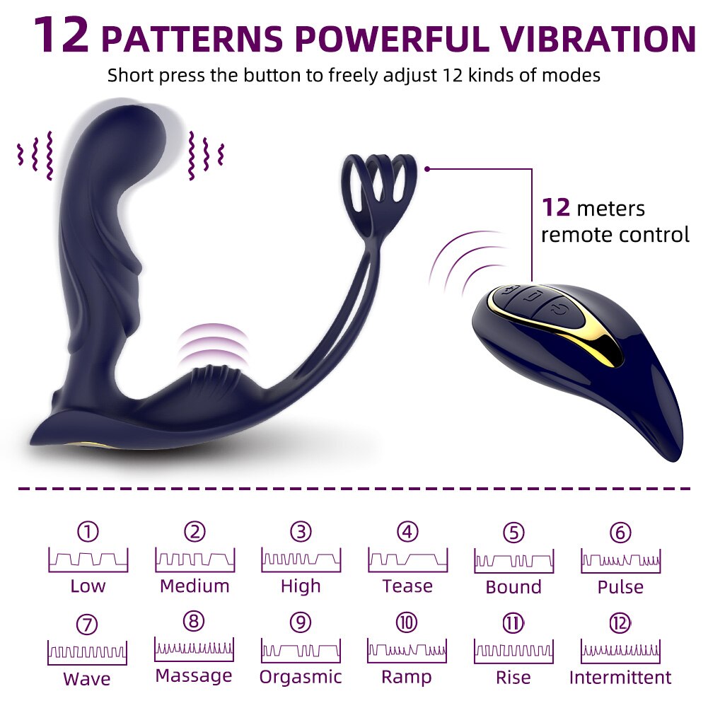 Male Prostate Massage Vibrator Anal