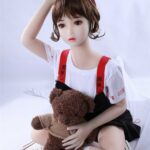 Einzelne weibliche kleine Sexpuppe